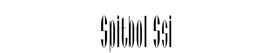 Spitbol SSi Font Download Free