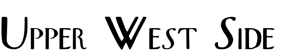 Upper West Side Regular Font Download Free
