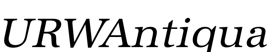 URWAntiqua T Oblique Polices Telecharger