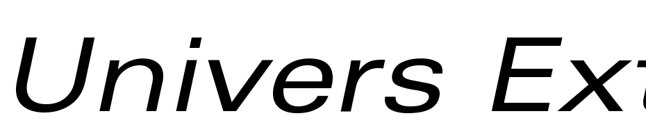 Univers Extended Obl cкачати шрифт безкоштовно