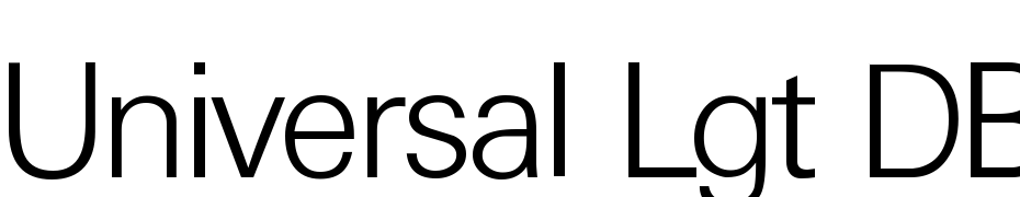 Universal Lgt DB Normal Polices Telecharger