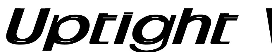 Uptight Wd Bold Italic Yazı tipi ücretsiz indir