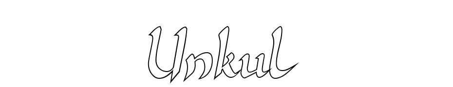 Unkul Font Download Free