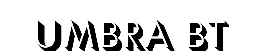 Umbra BT Font Download Free