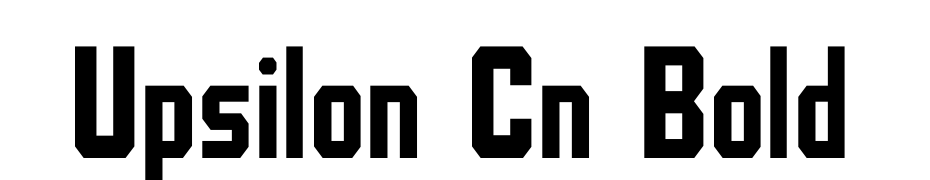 Upsilon Cn Bold Polices Telecharger