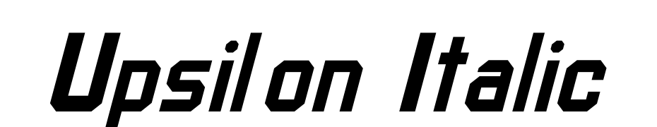 Upsilon Italic Font Download Free