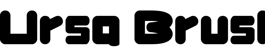 Ursa Brush Sans Schrift Herunterladen Kostenlos