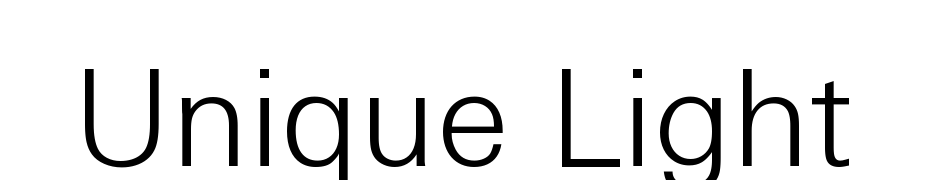 Unique Light Font Download Free