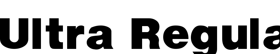 Ultra Regular Font Download Free