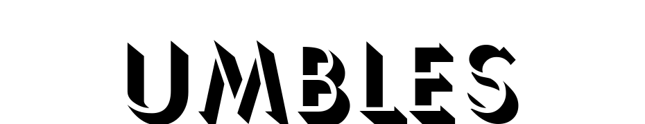 Umbles Schrift Herunterladen Kostenlos