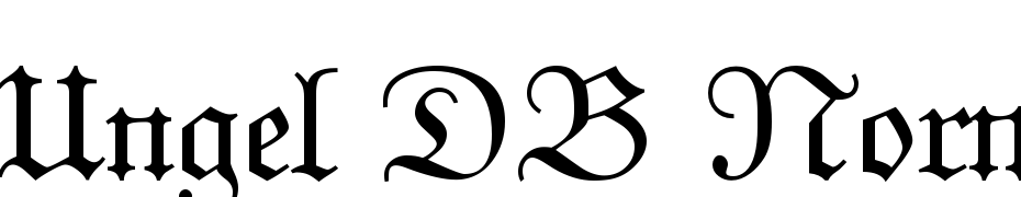 Ungel DB Normal Font Download Free