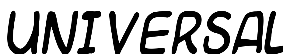 Universal Fruitcake Font Download Free