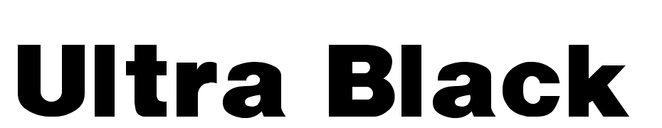 Ultra Black Font Download Free