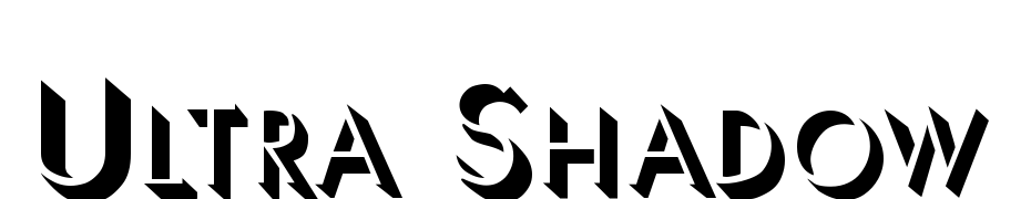Ultra Shadow Font Download Free