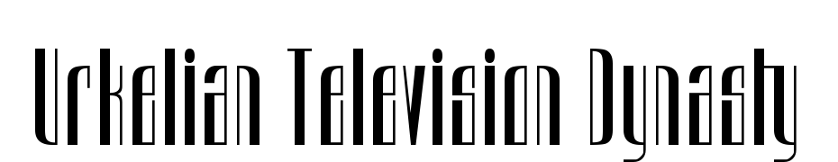 Urkelian Television Dynasty Font Download Free