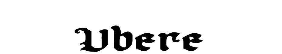 Uberh&ouml;lme Expanded Font Download Free