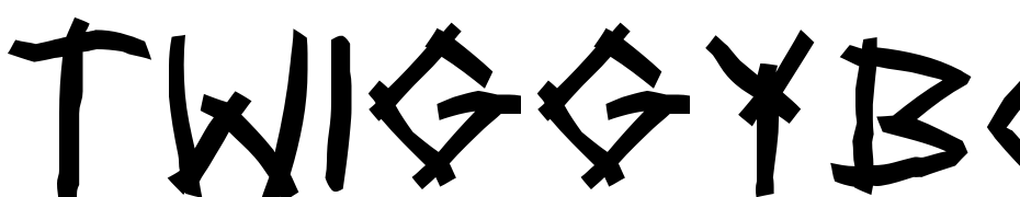 Twiggy Bold Schrift Herunterladen Kostenlos