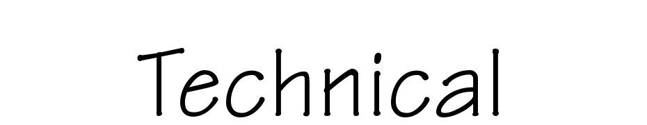 Technical cкачати шрифт безкоштовно