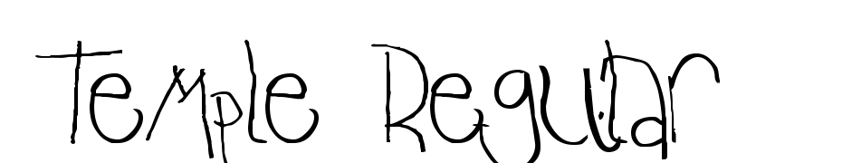Temple Regular Font Download Free