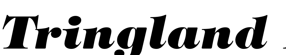 Tringland Heavy Italic Scarica Caratteri Gratis