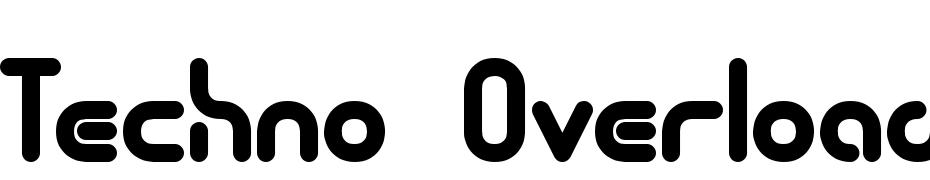 Techno Overload BRK Font Download Free