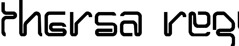 THERSA Regular Font Download Free
