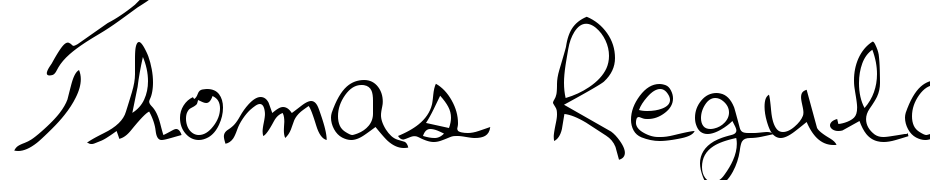 Thomas Regular Font Download Free