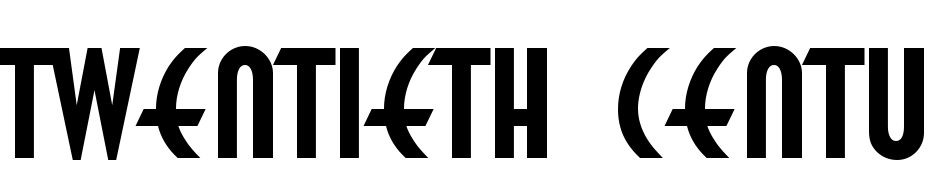 Twentieth Century Poster1 Font Download Free
