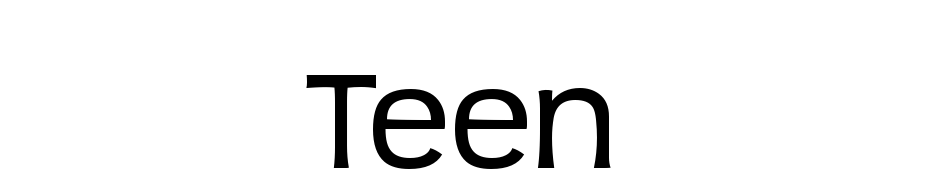 Teen Font Download Free