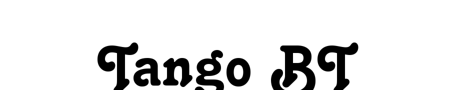 Tango BT Font Download Free