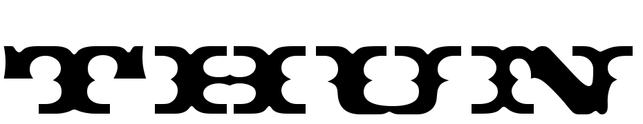 Thunderbird DReg Font Download Free