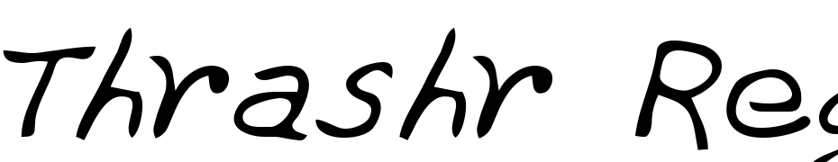 Thrashr Regular Yazı tipi ücretsiz indir