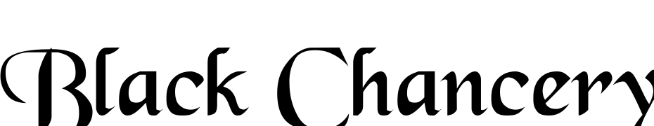 Black Chancery Font Download Free