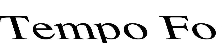 Tempo Font Ex Left cкачати шрифт безкоштовно
