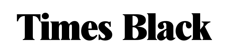 Times Black Polices Telecharger