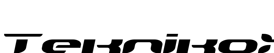 Teknikohl Remix01 Oblique Font Download Free