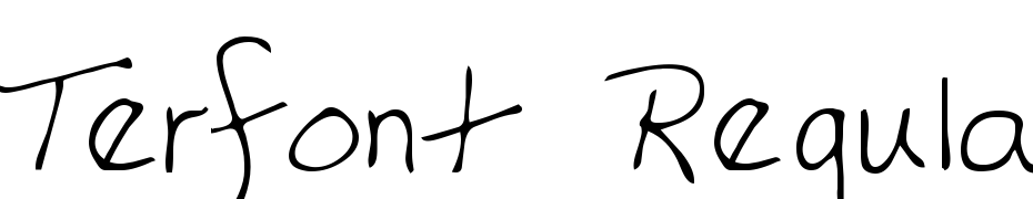 Terfont Regular Font Download Free