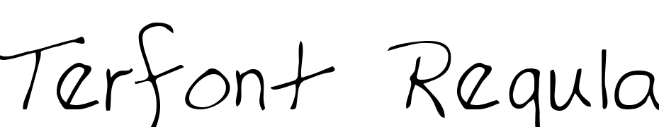 Terfont Regular Font Download Free