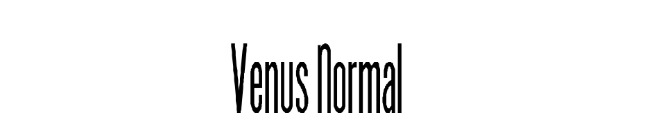 Venus Normal Font Download Free