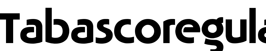 Tabasco Regular DB Font Download Free