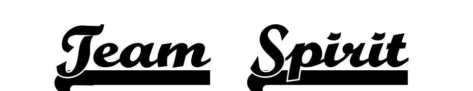 Team Spirit Font Download Free