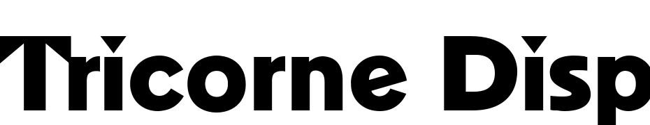 Tricorne Display SSi cкачати шрифт безкоштовно