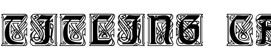 Titling Caps Regular Font Download Free