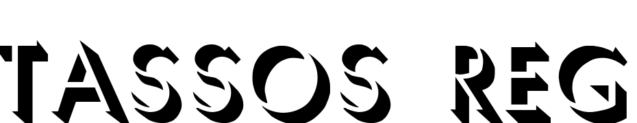 TASSOS Regular Scarica Caratteri Gratis