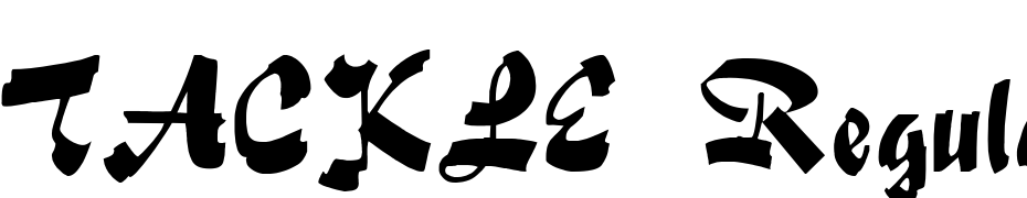 TACKLE Regular Font Download Free