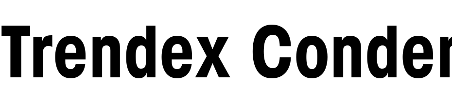 Trendex Condensed SSi Bold Condensed Font Download Free