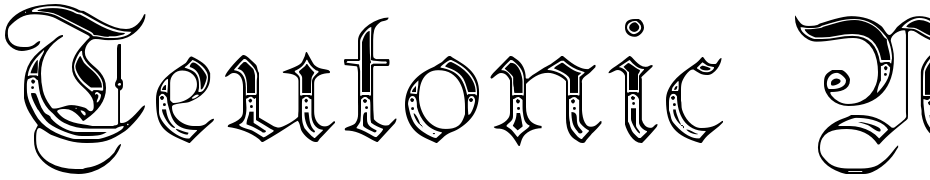 Teutonic No4 Demi Bold Font Download Free