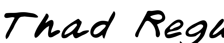 Thad Regular Fuente Descargar Gratis