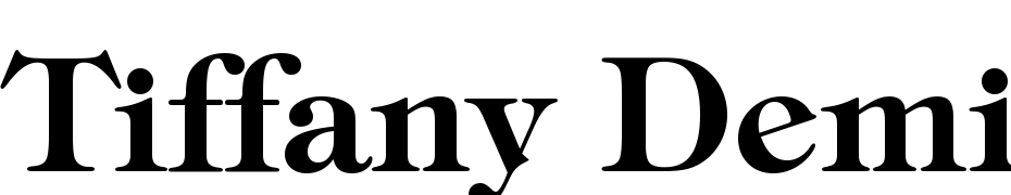 Tiffany Demi BT Font Download Free