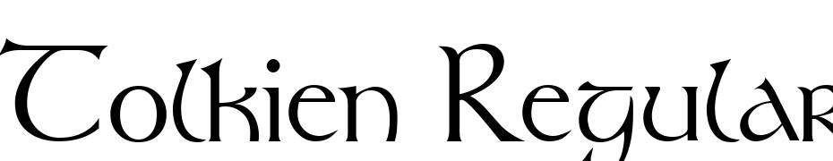 Tolkien Regular Font Download Free